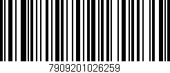 Código de barras (EAN, GTIN, SKU, ISBN): '7909201026259'