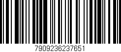 Código de barras (EAN, GTIN, SKU, ISBN): '7909236237651'
