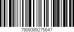 Código de barras (EAN, GTIN, SKU, ISBN): '7909389275647'