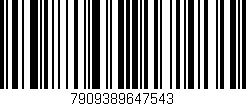 Código de barras (EAN, GTIN, SKU, ISBN): '7909389647543'
