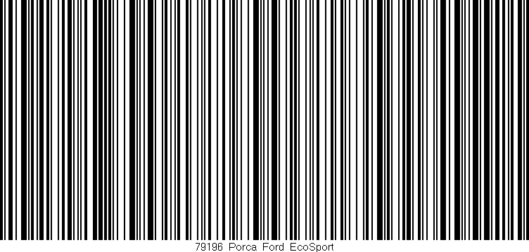 Código de barras (EAN, GTIN, SKU, ISBN): '79196_Porca_Ford_EcoSport'