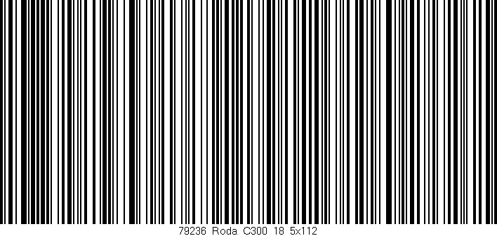 Código de barras (EAN, GTIN, SKU, ISBN): '79236_Roda_C300_18_5x112'