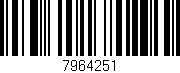 Código de barras (EAN, GTIN, SKU, ISBN): '7964251'