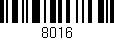 Código de barras (EAN, GTIN, SKU, ISBN): '8016'