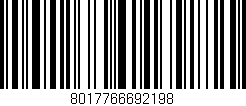 Código de barras (EAN, GTIN, SKU, ISBN): '8017766692198'