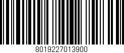 Código de barras (EAN, GTIN, SKU, ISBN): '8019227013900'