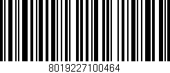 Código de barras (EAN, GTIN, SKU, ISBN): '8019227100464'