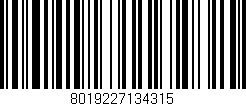 Código de barras (EAN, GTIN, SKU, ISBN): '8019227134315'
