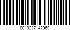 Código de barras (EAN, GTIN, SKU, ISBN): '8019227142969'