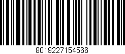 Código de barras (EAN, GTIN, SKU, ISBN): '8019227154566'