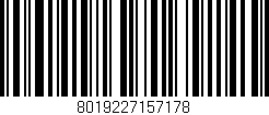 Código de barras (EAN, GTIN, SKU, ISBN): '8019227157178'