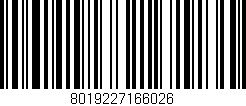 Código de barras (EAN, GTIN, SKU, ISBN): '8019227166026'
