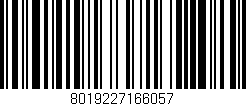 Código de barras (EAN, GTIN, SKU, ISBN): '8019227166057'