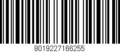 Código de barras (EAN, GTIN, SKU, ISBN): '8019227166255'