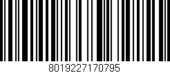 Código de barras (EAN, GTIN, SKU, ISBN): '8019227170795'