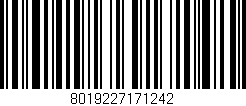 Código de barras (EAN, GTIN, SKU, ISBN): '8019227171242'