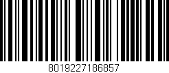 Código de barras (EAN, GTIN, SKU, ISBN): '8019227186857'