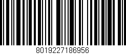 Código de barras (EAN, GTIN, SKU, ISBN): '8019227186956'