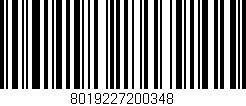 Código de barras (EAN, GTIN, SKU, ISBN): '8019227200348'