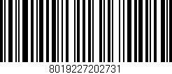 Código de barras (EAN, GTIN, SKU, ISBN): '8019227202731'