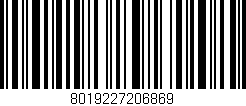 Código de barras (EAN, GTIN, SKU, ISBN): '8019227206869'