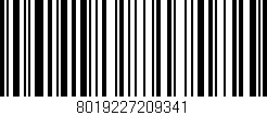 Código de barras (EAN, GTIN, SKU, ISBN): '8019227209341'