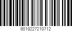 Código de barras (EAN, GTIN, SKU, ISBN): '8019227210712'