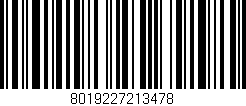 Código de barras (EAN, GTIN, SKU, ISBN): '8019227213478'