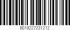 Código de barras (EAN, GTIN, SKU, ISBN): '8019227231212'
