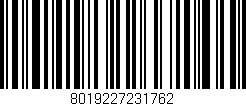 Código de barras (EAN, GTIN, SKU, ISBN): '8019227231762'