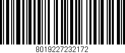 Código de barras (EAN, GTIN, SKU, ISBN): '8019227232172'