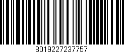 Código de barras (EAN, GTIN, SKU, ISBN): '8019227237757'