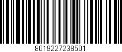Código de barras (EAN, GTIN, SKU, ISBN): '8019227238501'