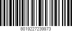 Código de barras (EAN, GTIN, SKU, ISBN): '8019227239973'