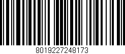 Código de barras (EAN, GTIN, SKU, ISBN): '8019227248173'