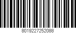 Código de barras (EAN, GTIN, SKU, ISBN): '8019227252088'
