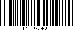 Código de barras (EAN, GTIN, SKU, ISBN): '8019227266207'