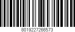 Código de barras (EAN, GTIN, SKU, ISBN): '8019227266573'