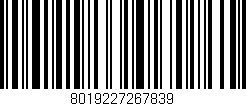 Código de barras (EAN, GTIN, SKU, ISBN): '8019227267839'