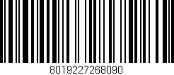 Código de barras (EAN, GTIN, SKU, ISBN): '8019227268090'