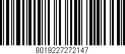 Código de barras (EAN, GTIN, SKU, ISBN): '8019227272147'