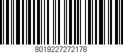 Código de barras (EAN, GTIN, SKU, ISBN): '8019227272178'