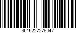 Código de barras (EAN, GTIN, SKU, ISBN): '8019227276947'