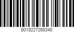 Código de barras (EAN, GTIN, SKU, ISBN): '8019227280340'