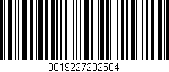 Código de barras (EAN, GTIN, SKU, ISBN): '8019227282504'