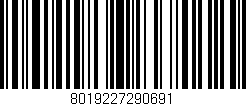 Código de barras (EAN, GTIN, SKU, ISBN): '8019227290691'