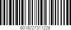 Código de barras (EAN, GTIN, SKU, ISBN): '8019227311228'