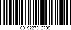 Código de barras (EAN, GTIN, SKU, ISBN): '8019227312799'