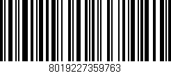 Código de barras (EAN, GTIN, SKU, ISBN): '8019227359763'