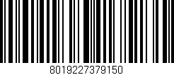 Código de barras (EAN, GTIN, SKU, ISBN): '8019227379150'